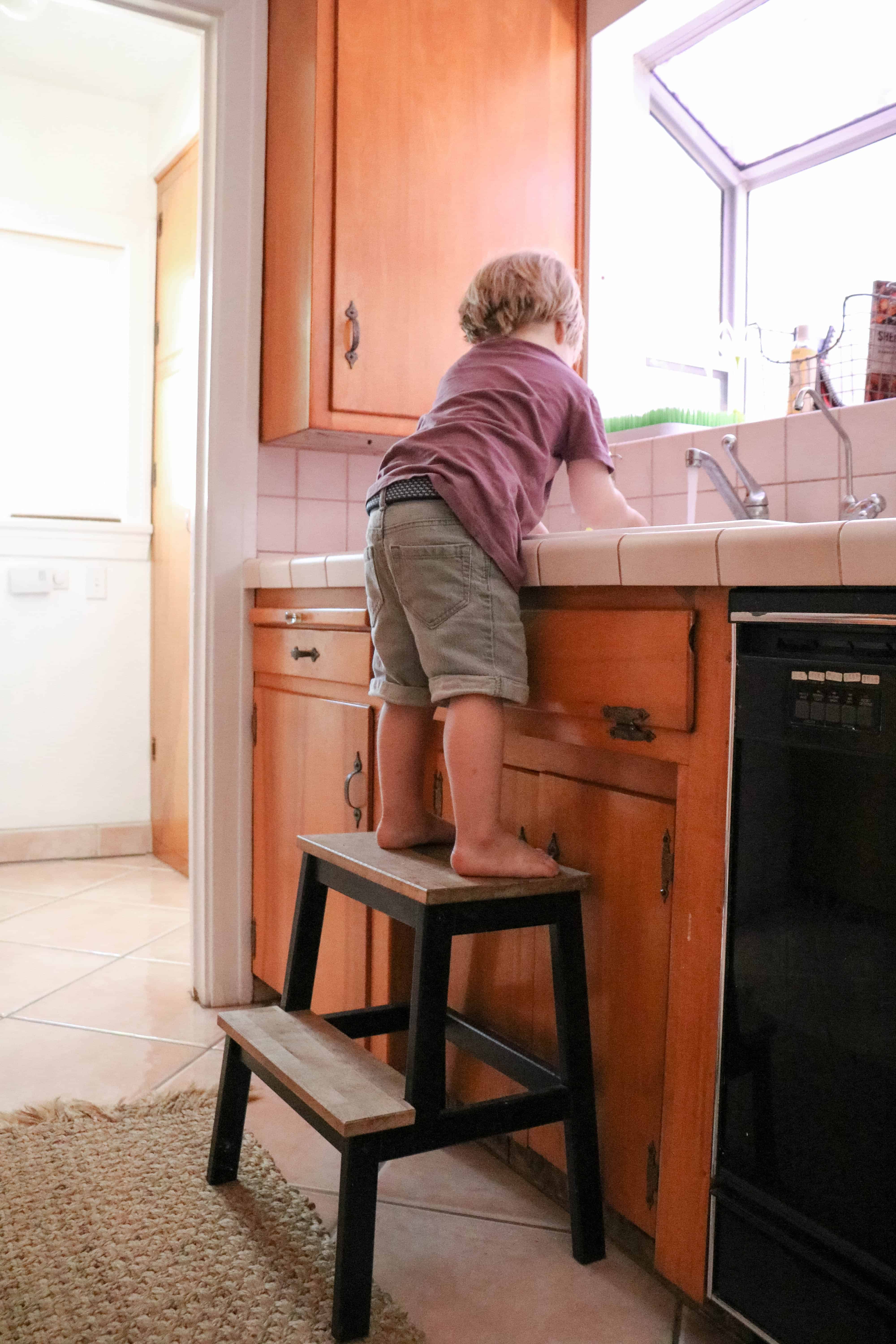 IKEA step stool hack|Ahrens at Home