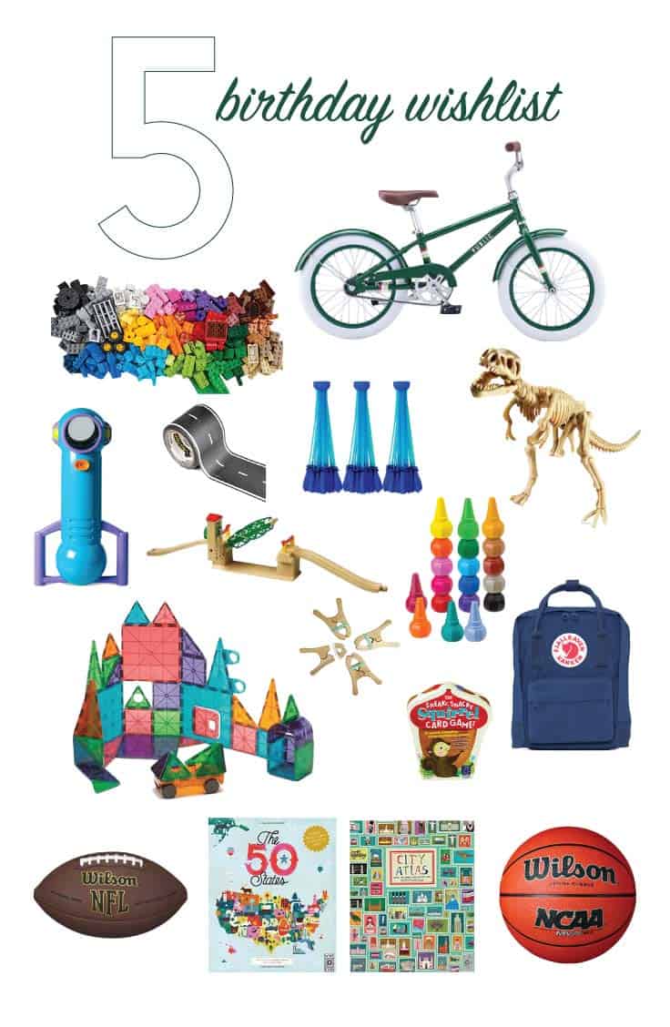 5 year old boy birthday gift ideas|Ahrens at Home